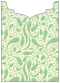Peacock Sage Jacket Invitation Style B2 (5 1/8 x 7 1/8) - 10/Pk