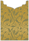 Peacock Antique Gold Jacket Invitation Style B2 (5 1/8 x 7 1/8) - 10/Pk