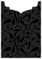 Peacock Black Jacket Invitation Style B2 (5 1/8 x 7 1/8) - 10/Pk