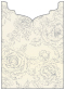 Rose Silver Jacket Invitation Style B2 (5 1/8 x 7 1/8) - 10/Pk