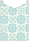 Morocco Mellow Blue Jacket Invitation Style B2 (5 1/8 x 7 1/8) - 10/Pk