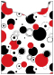Disco Black-Red Jacket Invitation Style B2 (5 1/8 x 7 1/8) - 10/Pk