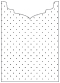 Polkadot Black Jacket Invitation Style B2 (5 1/8 x 7 1/8) - 10/Pk