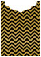 Chevron Noir Jacket Invitation Style B2 (5 1/8 x 7 1/8) - 10/Pk
