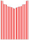 Stripe Rouge Jacket Invitation Style B2 (5 1/8 x 7 1/8) - 10/Pk