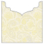 Paisley Yellow Jacket Invitation Style B3 (5 5/8 x 5 5/8) - 10/Pk