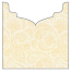 Paisley Gold Jacket Invitation Style B3 (5 5/8 x 5 5/8) - 10/Pk