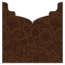 Paisley Chocolate Jacket Invitation Style B3 (5 5/8 x 5 5/8) - 10/Pk