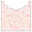 Peacock Rosa Jacket Invitation Style B3 (5 5/8 x 5 5/8) - 10/Pk