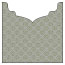 Rococo Pewter Jacket Invitation Style B3 (5 5/8 x 5 5/8) - 10/Pk