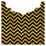 Chevron Noir Jacket Invitation Style B3 (5 5/8 x 5 5/8) - 10/Pk