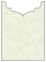 Paisley Green Jacket Invitation Style B4 (3 3/4 x 5 1/8) - 10/Pk
