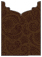 Paisley Chocolate Jacket Invitation Style B4 (3 3/4 x 5 1/8) - 10/Pk