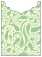 Peacock Sage Jacket Invitation Style B4 (3 3/4 x 5 1/8) - 10/Pk