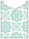 Morocco Mellow Blue Jacket Invitation Style B4 (3 3/4 x 5 1/8) - 10/Pk