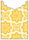 Morocco Yellow Jacket Invitation Style B4 (3 3/4 x 5 1/8) - 10/Pk