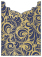 Nature Navy Jacket Invitation Style B4 (3 3/4 x 5 1/8) - 10/Pk