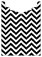 Chevron B&W Jacket Invitation Style B4 (3 3/4 x 5 1/8) - 10/Pk