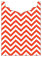 Chevron Rouge Jacket Invitation Style B4 (3 3/4 x 5 1/8) - 10/Pk