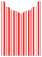 Stripe Rouge Jacket Invitation Style B4 (3 3/4 x 5 1/8) - 10/Pk