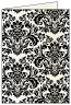 Floral Black Landscape Card 4 1/2 x 6 1/4 - 25/Pk