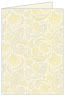 Paisley Yellow Landscape Card 4 1/2 x 6 1/4 - 25/Pk