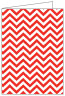 Chevron Rouge Landscape Card 4 1/2 x 6 1/4 - 25/Pk
