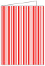 Stripe Rouge Landscape Card 4 1/2 x 6 1/4 - 25/Pk