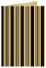 Stripe Black Landscape Card 4 1/2 x 6 1/4 - 25/Pk