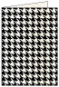Houndstooth Black & White Landscape Card 4 1/2 x 6 1/4 - 25/Pk