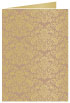 Floral Bronze Landscape Card 5 x 7 - 25/Pk