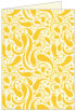 Peacock Yellow Landscape Card 5 x 7 - 25/Pk