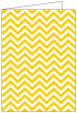 Chevron Bomble Bee Landscape Card 5 x 7 - 25/Pk