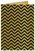 Chevron Noir Landscape Card 5 x 7 - 25/Pk