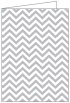 Chevron Pewter Landscape Card 5 x 7 - 25/Pk
