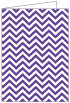 Chevron Amethyst Landscape Card 5 x 7 - 25/Pk