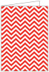 Chevron Rouge Landscape Card 5 x 7 - 25/Pk