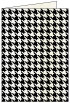 Houndstooth Black & White Landscape Card 5 x 7 - 25/Pk