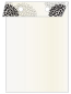 Aster Black Layer Invitation Cover (5 3/8 x 7 3/4) - 25/Pk