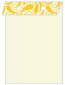 Peacock Yellow Layer Invitation Cover (5 3/8 x 7 3/4) - 25/Pk