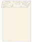 Rose Silver Layer Invitation Cover (5 3/8 x 7 3/4) - 25/Pk