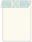 Morocco Mellow Blue Layer Invitation Cover (5 3/8 x 7 3/4) - 25/Pk