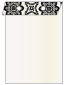 Morocco Black Layer Invitation Cover (5 3/8 x 7 3/4) - 25/Pk