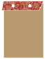 Renaissance Red Layer Invitation Cover (5 3/8 x 7 3/4) - 25/Pk