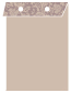 Renaissance Rosy Brown Layer Invitation Cover (5 3/8 x 7 3/4) - 25/Pk