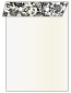 Renaissance Black Layer Invitation Cover (5 3/8 x 7 3/4) - 25/Pk