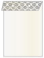 Rococo Black Layer Invitation Cover (5 3/8 x 7 3/4) - 25/Pk