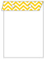Chevron Bomble Bee Layer Invitation Cover (5 3/8 x 7 3/4) - 25/Pk