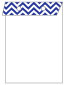Chevron Comet Layer Invitation Cover (5 3/8 x 7 3/4) - 25/Pk