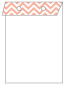 Chevron Ginger Layer Invitation Cover (5 3/8 x 7 3/4) - 25/Pk